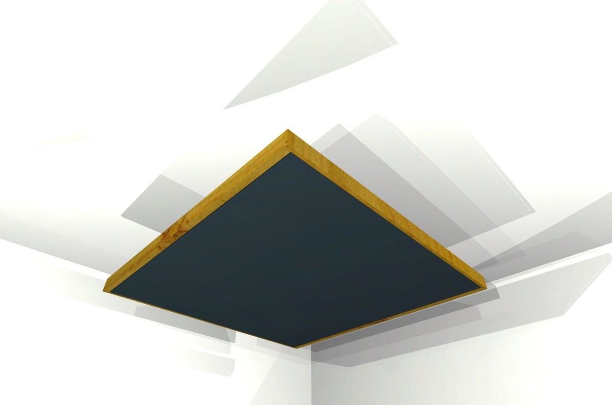 CEILING BAFFLE - Black & Golden Pecan