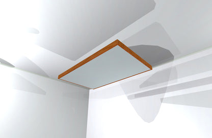 CEILING BAFFLE -  Aluminum & Gunstock