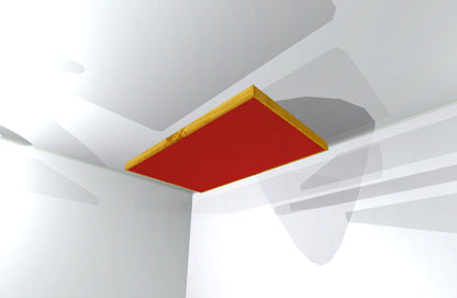 CEILING BAFFLE -  Cool Red & Golden Pecan
