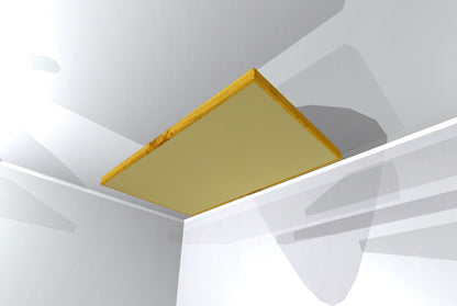 CEILING BAFFLE -  Khaki & Golden Pecan