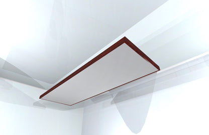 CEILING BAFFLE -  Aluminum & Red Mahogany