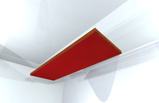 CEILING BAFFLE -  Cool Red & Gunstock