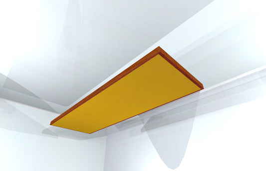 CEILING BAFFLE -  Gold & Gunstock