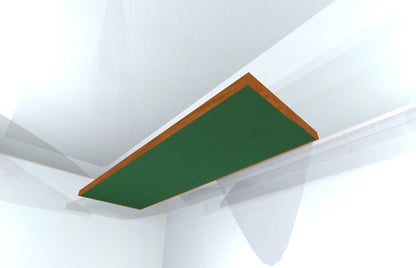 CEILING BAFFLE -  Hunter Green & Gunstock