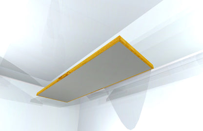 CEILING BAFFLE -  Steel Grey & Golden Pecan