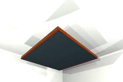 CEILING BAFFLE -  Black & Gunstock
