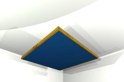 CEILING BAFFLE -  Navy Blue & Golden Pecan