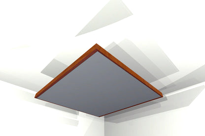 CEILING BAFFLE -  Steel Grey & Gunstock