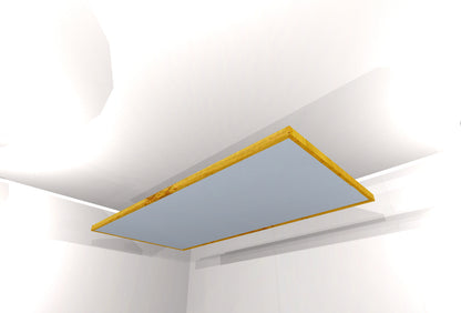 CEILING BAFFLE -  Aluminum & Golden Pecan