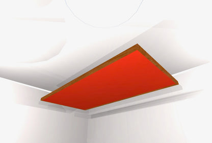 CEILING BAFFLE -  Cool Red & Gunstock