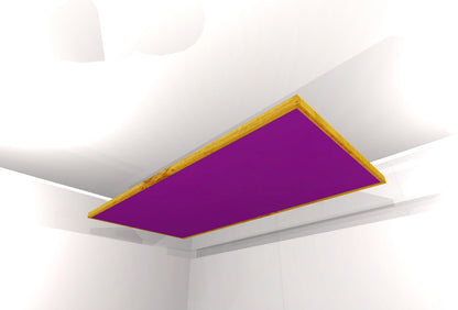 CEILING BAFFLE -  Grape & Golden Pecan