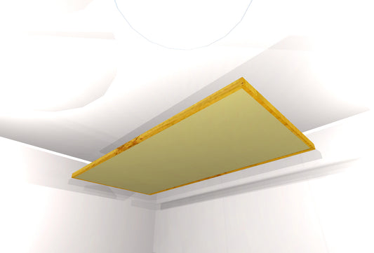 CEILING BAFFLE -  Khaki & Golden Pecan