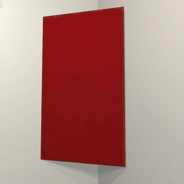 CORNER BASS TRAP - COOL RED & GUNSTOCK FRAMED