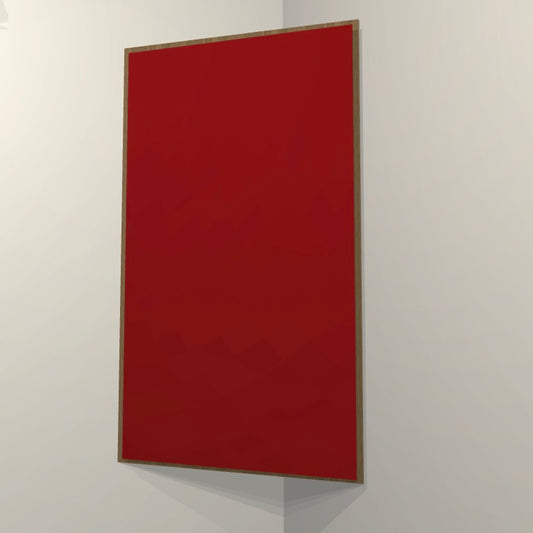 CORNER BASS TRAP - COOL RED & SPECIAL WALNUT FRAMED