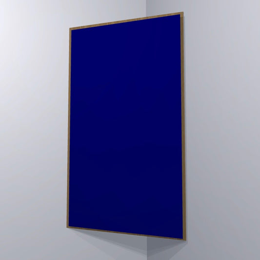 CORNER BASS TRAP - NAVY BLUE & SPECIAL WALNUT FRAMED