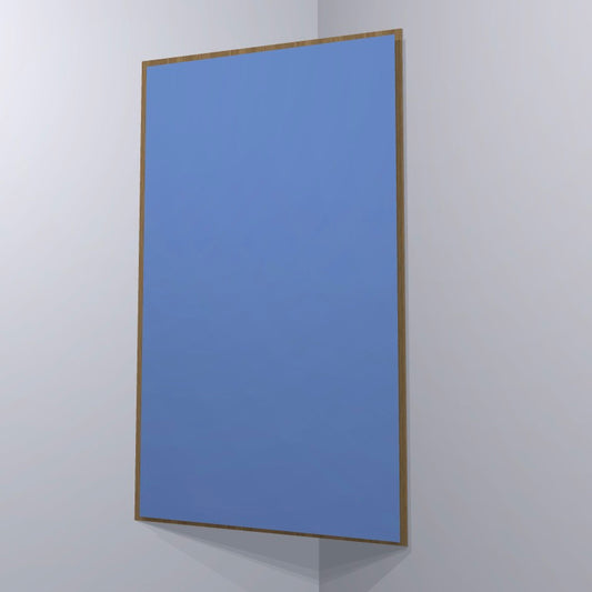 CORNER BASS TRAP - SKY BLUE & SPECIAL WALNUT FRAMED