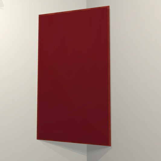 CORNER BASS TRAP - WINE & GUNSTOCK FRAMED