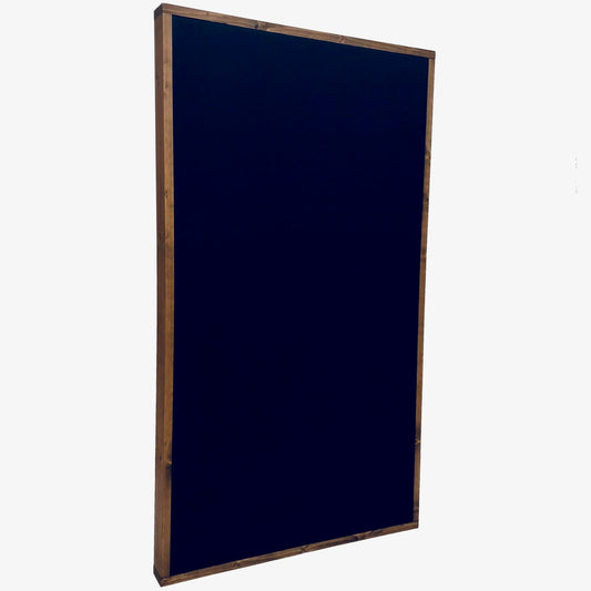 ACOUSTIC PANEL - NAVY BLUE & SPECIAL WALNUT FRAMED